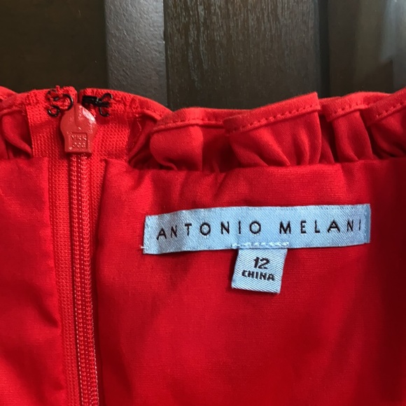 Antonio Melani Taylor Stretch Cotton Sateen Peplum Waist Dress. - Picture 8 of 13